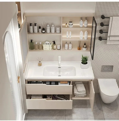Furniture Basin Combination Bathroom Cabinet Modern Sink Washbasin Minimalist Bathroom Cabinet Washbasin Home Furniture