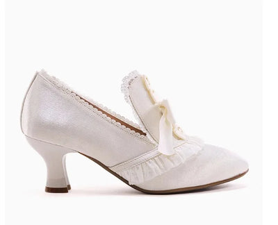 Peony Pink Rococo High Heels Marie Antoinette Pink Shoes Baroque Costume Bridal Pumps Wedding Shoes Handmade To Order