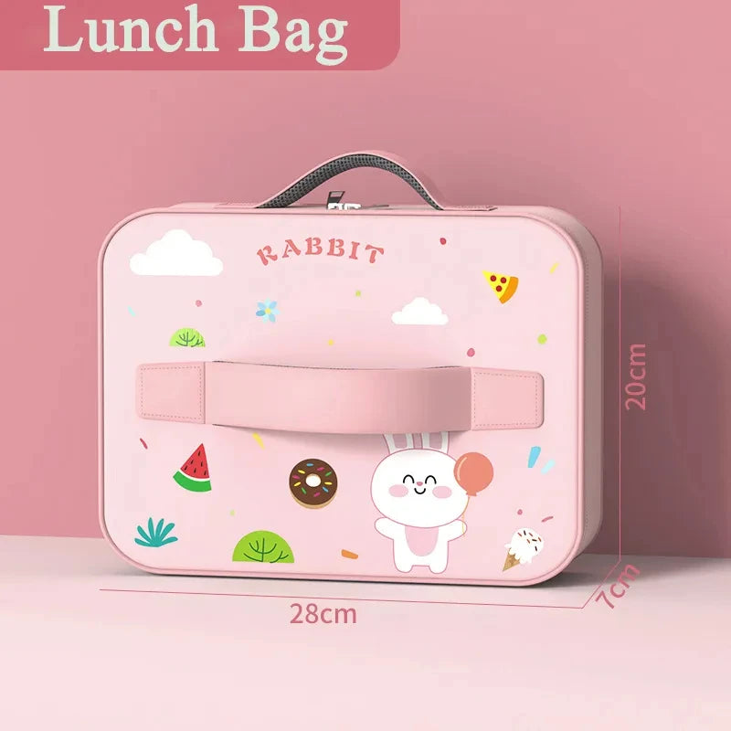 1550ML 316 Stainless Steel Thermal Bento Lunch Box Bag Compartment Microwave Lunch Container Kid Adult Leak-Proof Food Storage