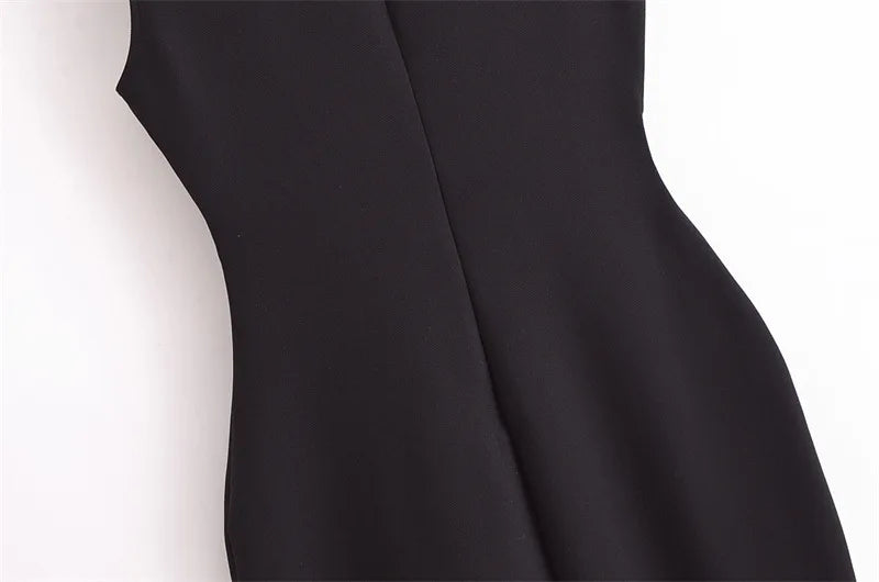 Women Long Dress Solid Color Summer Casual Slim Lady O-Neck Sleeveless Dresses Elegant Streetwear Female Button Up Belt Vestidos