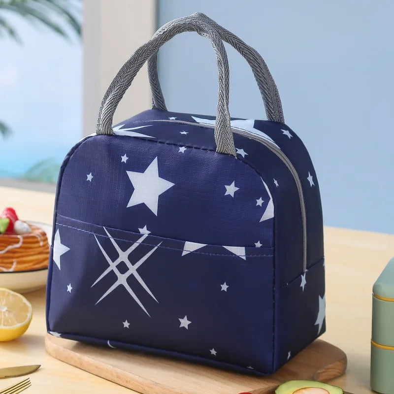 Cartoon Picnic Tote Lunch Bag Portable Insulated Thermal Heat Children'S Bento Bag Kid School Lunch Box Bags Cooler Ice Pack New