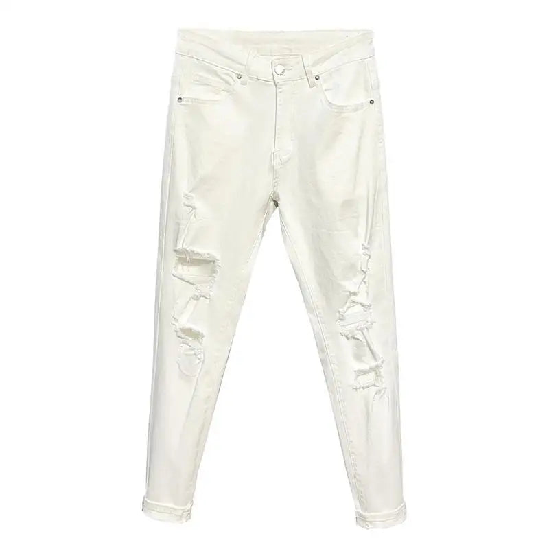 White Ripped Jeans