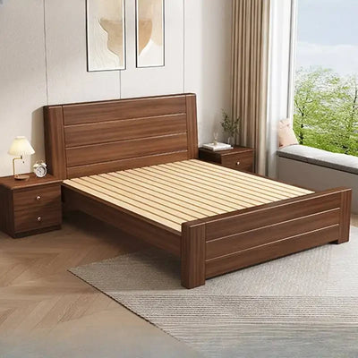 Wooden Cheap Storage Bed Bedroom Elegant Pretty Luxury Full Size Frame Bed Bases Queen Home Cama Box Casal House Accessories