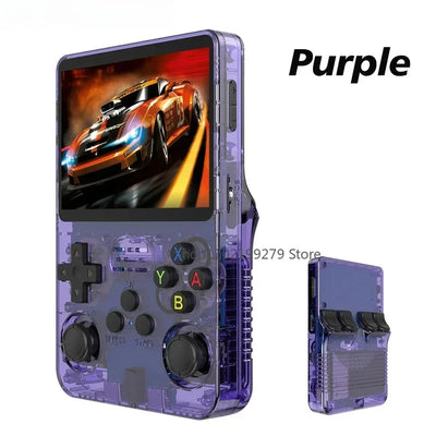 128G R36S Retro Handheld Video Game Console Linux System 3.5 Inch IPS Screen R35s Pro Portable Pocket Video Player 64GB Games
