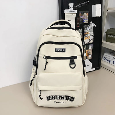Outdoor Travel Light Weight Reduction Personality Niche Leisure Backpack Trend Backpack for Men and Women Large Capacity Compute