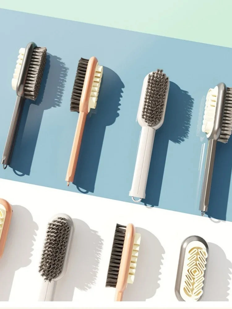Double-Sided Shoes Cleaning Brush for Suede Nubuck Boots Bags Stain Dust Brush Leather Clothing Care Cleaner White Rubber Eraser