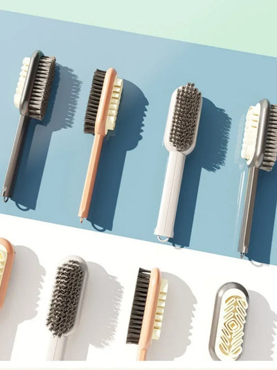 Double-Sided Shoes Cleaning Brush for Suede Nubuck Boots Bags Stain Dust Brush Leather Clothing Care Cleaner White Rubber Eraser