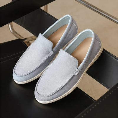 Men's Casual Shoes Cow Suede Genuine Leather Men Classic British Style Loafers Moccasins Mens Light Comfortable Driving Flats