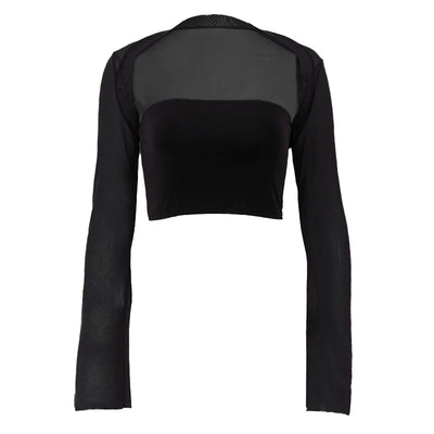 Xingqing 2 Piece Outfit Women Tube Top with Shrug Off Shoulder Sleeveless Vest and Flared Cardigan Shrug y2k Clothes Streetwear