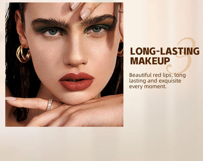 New Velvet Matte Lipstick Long Lasting Waterproof Lipstick Non-Stick Cup Lip Stain Tint Cosmetics Lip Pencil Liner Makeup
