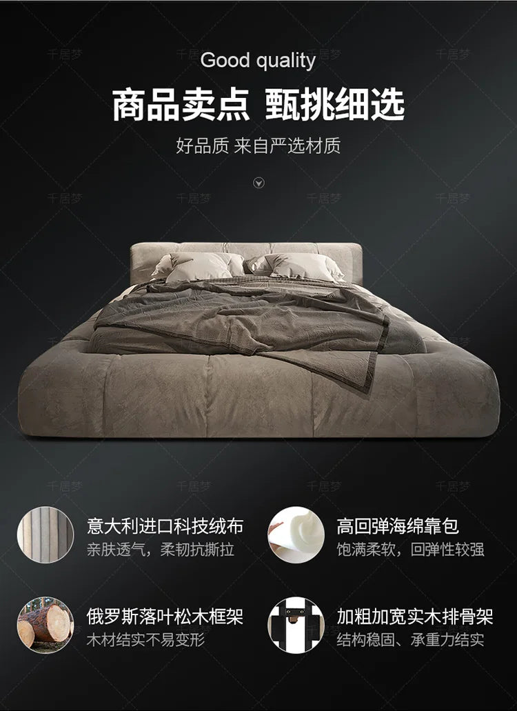 European Fashionable Bed Frame Confortable Ltalian Style Quality Wedding Bed Designer Create Twin Cama De Casal Beds Furniture