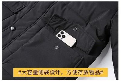 Winter Jacket Men Thicken Warm Parkas Hooded Coat Fleece Man's Jackets High Quality Outwear Jaqueta Masculina Drop Shipping