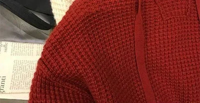 Knit Sweater Male Pullovers Plain Solid Color Men's Clothing Hoodies Coat Jacket Red Fashion 2024 High Quality Replica Elegant A