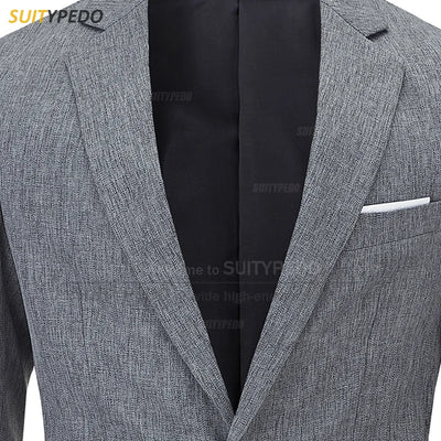 Fashion Men Suit 1 Piece Formal Banquet Slim Fit Blazer Wedding Party Groomsman High Quality Jacket Homecoming Classic Costumes