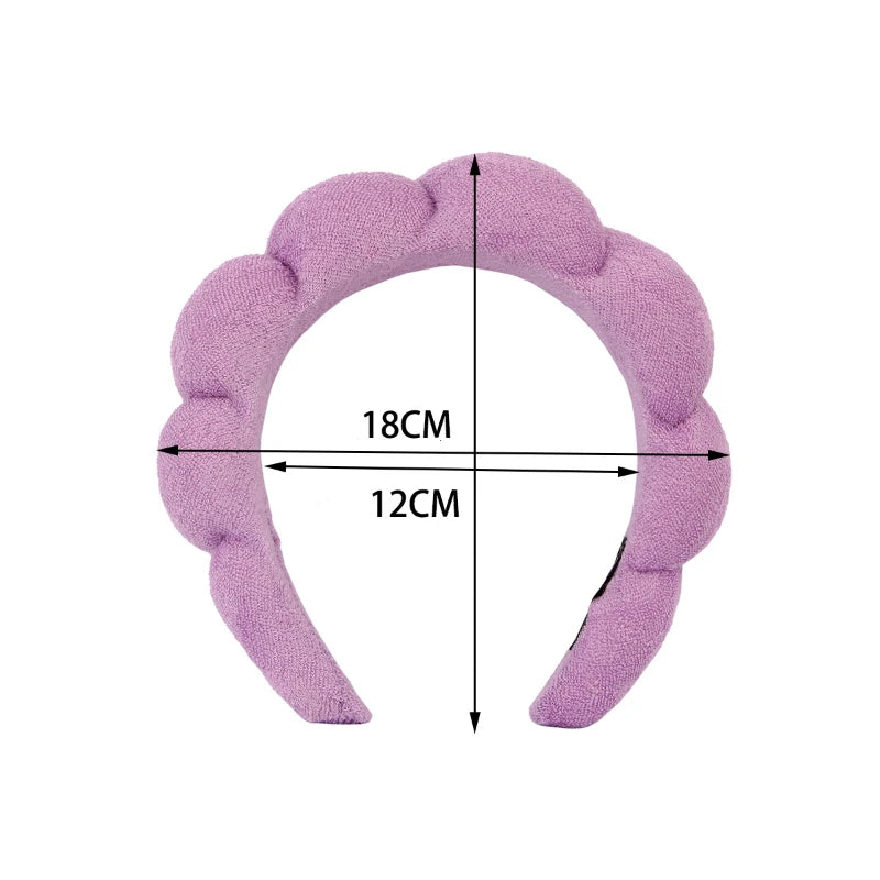 3Pcs/Set of Toiletry and Makeup Headband Wrist Strap Women's Bracelet Scrunchie Striped Plaid Plush Face Wash Home Headband