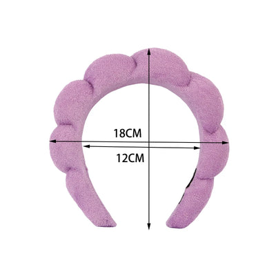 3Pcs/Set of Toiletry and Makeup Headband Wrist Strap Women's Bracelet Scrunchie Striped Plaid Plush Face Wash Home Headband
