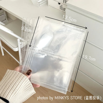 MINKYS 10PCS/Pack Butterfly Little Puppy Kpop Photocard A5 Binder Sleeves Idol Photo Card Holder Photocards Album Storage Bag