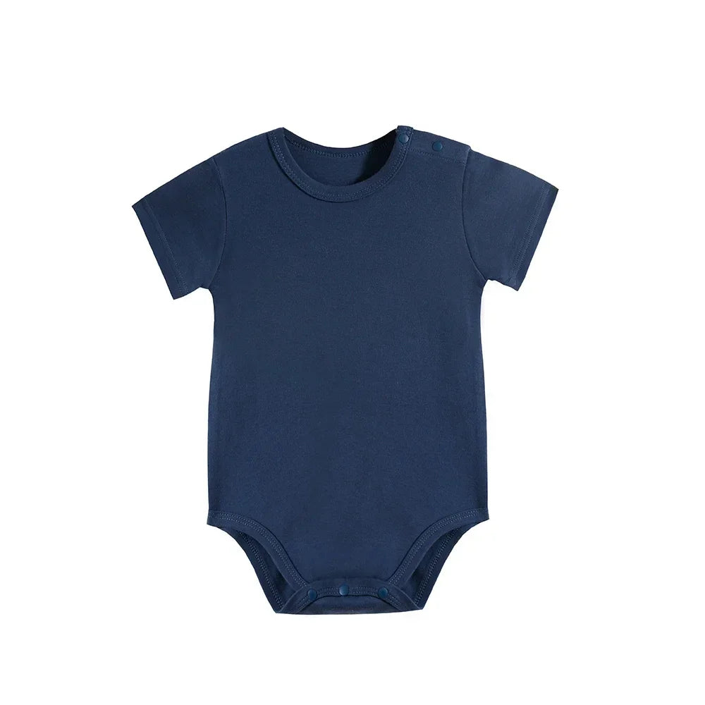 INSULAR Baby Cotton Rompers Infant Soft Jumpsuit Newborn Comfortable Bodysuits Kids Triangle Climbing Clothes Short Long Sleeves