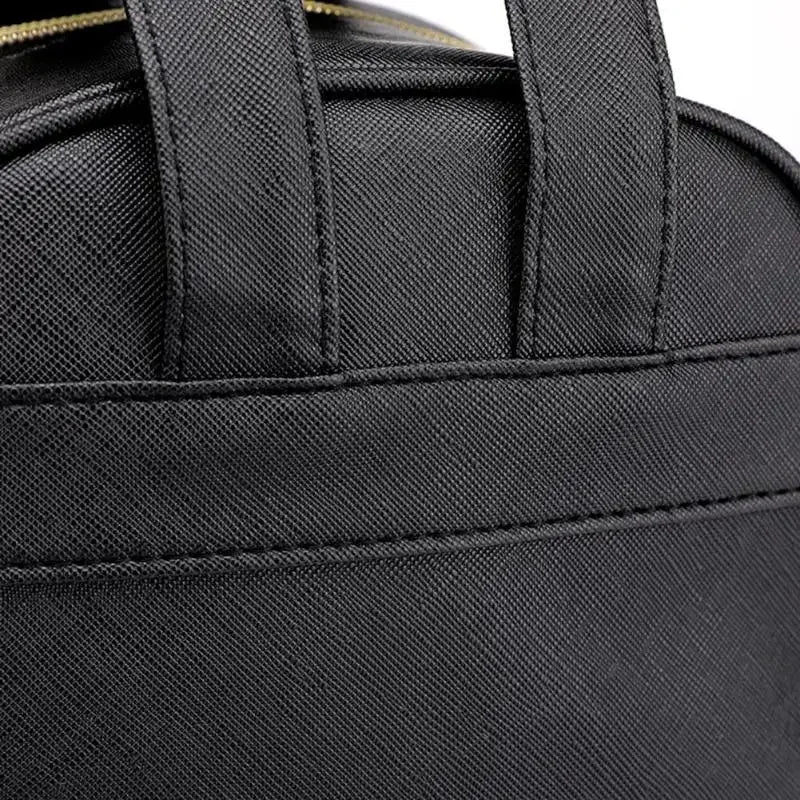 Travel Backpack Women Rucksack Teenagers 2023 Student School Bags for Girls Cartoon Cat PU Leather Satchel Black Shoulder Bag