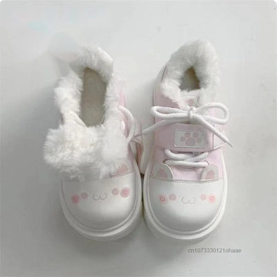 Cute Cozy Otaku Style Y2k Soft Girl Board Shoes Lolita Daily Fashion Trend JK Shoes Japanese Style Harajuku Sweet Casual Shoes