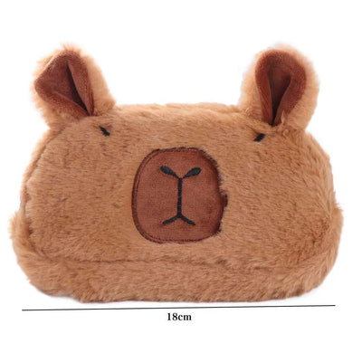 Cute Capybara Pencil Case for Boy Girl Large Storage Pencil Box School Accessories