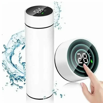 500Ml Bullet Double-Layer Stainless Steel Vacuum Thermos Coffee Tumbler Travel Mug Business Trip Water Bottle Tea Infuser Bottle