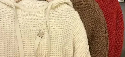 Knit Sweater Male Pullovers Plain Solid Color Men's Clothing Hoodies Coat Jacket Red Fashion 2024 High Quality Replica Elegant A