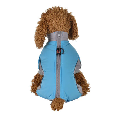 Pet Dog Cozy Clothes For Small Medium Dogs Cats Winter Windproof Puppy Reflective Cozy Jacket Coat Bulldog French Pug Jumpsuit