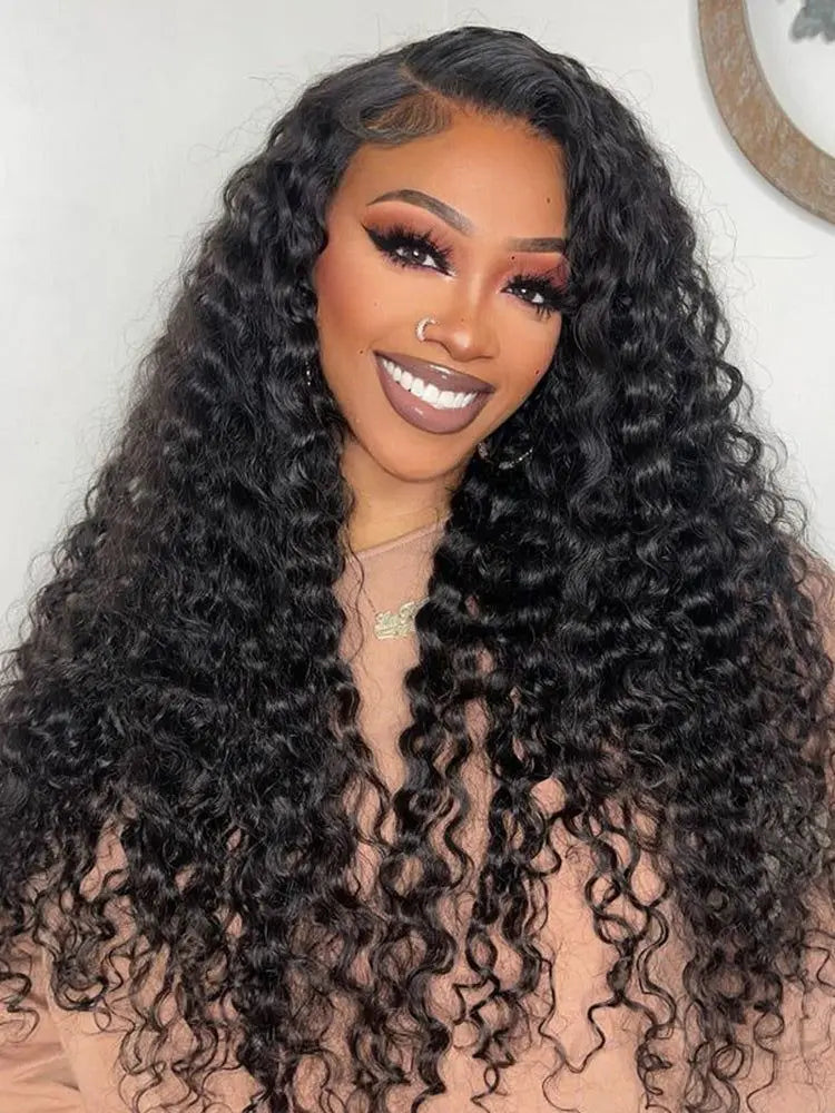 Raw 100% Human Hair Bundles Brazilian Water Wave Bundles Human Hair 1/3/4 Pcs Water Wave Curl Wet and Wavy Human Hair Extensions