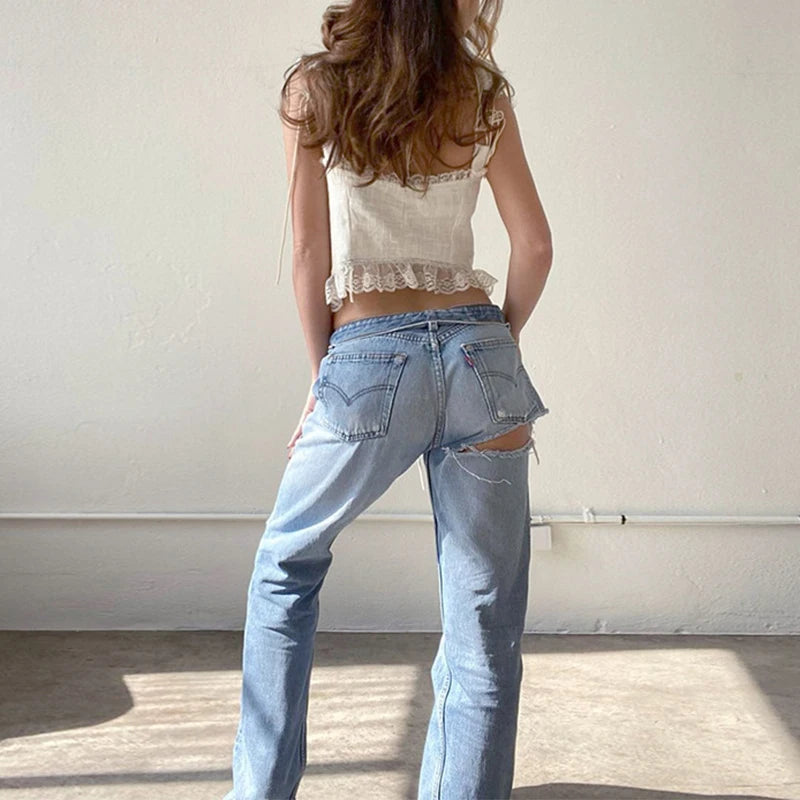 Ruffled Crop Tank Top