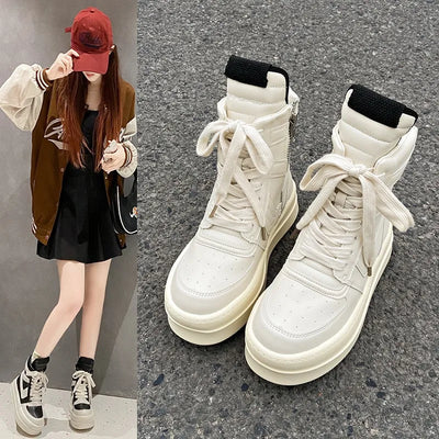 Luxury Trainers Casual Shoes Men High Top Brown Suede Genuine Leather Women Flat Geobasket Ro Lace Up Sneakers Zip Ankle Boots