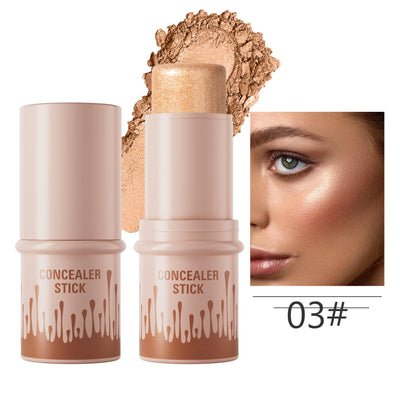 Makeup Face Brown Bronzer Contour Stick Contouring Bronzer Stick Highlighter Brightening Blusher Stick Rouge Cream Concealer Pen