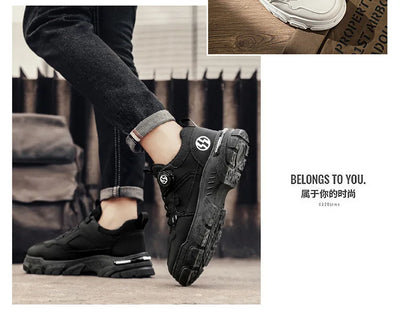 Autumn Mens Casual Shoes Leather Men's Sneakers Comfortable Soft Male Wark Board Shoes Platform Shoe for Men Кроссовки Мужские