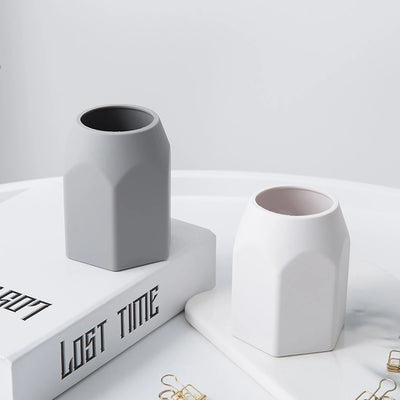 1PC Silicone Simple Pen Holder Korean Stationery Desktop Storage Necessities for Back to School Study Office Stationery
