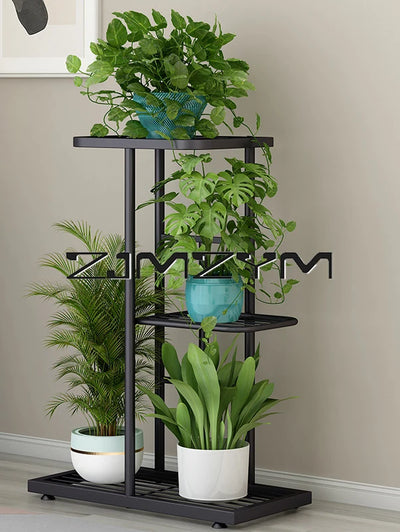 Multifuctional Plant Flower Stand Pots Tray Plant Shelves Planter Display Rack Storage Holder Shelf Home Balcony Garden Decor