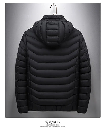 21 Areas Electric Winter Heated Jacket Men's Women's Motorcycle Jacket USB Heating Jacket Heated Vest Moto Thermal Coat Clothing