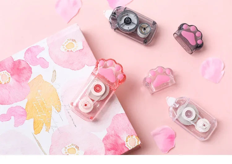 Mr. Paper 3 Style Cute Cat Claw Correction Tape Creative Large Capacity Cute School Supplies Stationery Kawaii Accessories