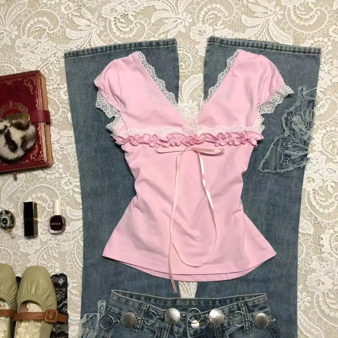 Retro Trendy Short T-Shirt
