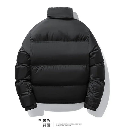 Jacket Male Overcoat Outwear Plus Size 4XL Winter Men Casual Windproof Padded Duck Down Parkas Coat Man Thick Stand Collar Parka