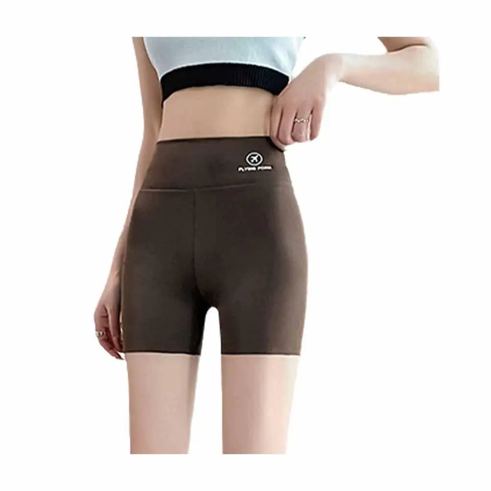 Yoga Shorts Women Fitness Shorts Ice Silk Breathable Running Cycling Shorts Leggings High Waist Hip Lifting Pants Gym Shorts