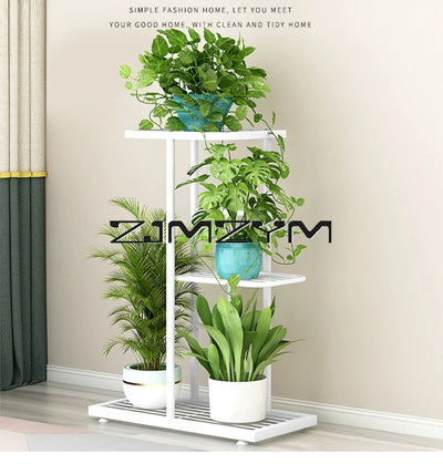 Multifuctional Plant Flower Stand Pots Tray Plant Shelves Planter Display Rack Storage Holder Shelf Home Balcony Garden Decor