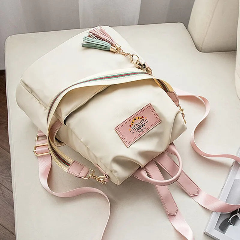 New High Quality Women's Shoulder Bag Large Capacity Oxford Cloth Bags Ladies Backpack Woman Color Tote Women Shoulder Backpacks