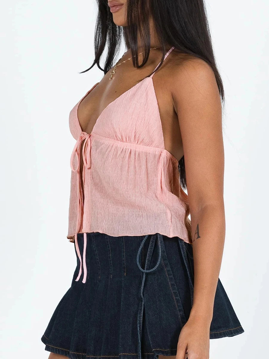 Halterneck Crop Top
