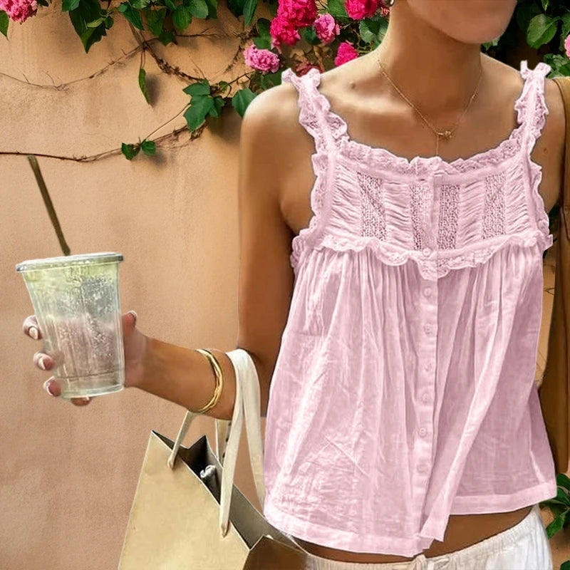Ruffled Boho Top
