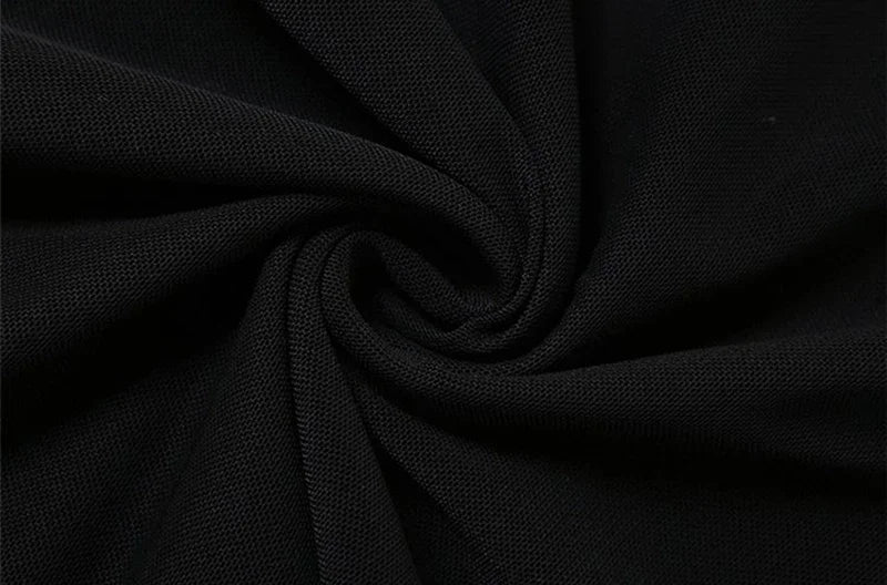 Y2K Black Long Skirts Women Harajuku Sexy Mesh Patchwork Wrap Skirt Summer Gothic Korean High Waist Slim A Line Faldas New