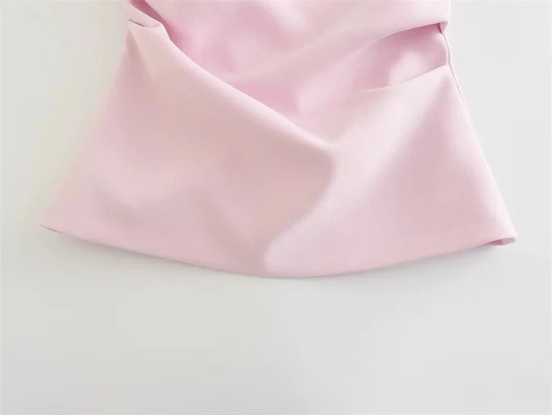 2025 Women Tube Top White Black Off Shoulder Crop Top Female Pink Sleeveless Backless Sexy Tops Woman Fashion Corset Tops