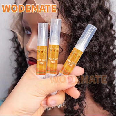 Lace Glue Pen Waterproof Wig Adhesive Invisible Hair Replacement Glue Strong Hold Bonding Glue For Toupee Hairpiece Frontal 5ml