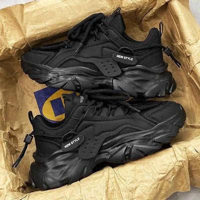 Fashion Men Casual Shoes Hot-selling Men's Platform Sneakers Comfortable Breathable Hard Wearing Men Running Shoes Tenis Hombres