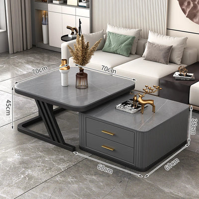 Nordic Aesthetic Coffee Table Living Room Light Luxury Designer Clear Unique Side Table Modern Simple Mesas Bajas Furniture