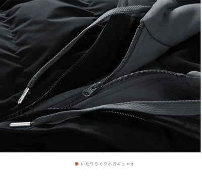 Men Hooded parka Thick Warm Colorful Bubble Coat Winter Jacket Mens Streetwear Hip Hop Parka Korean Black Clothes Puffer Jackets